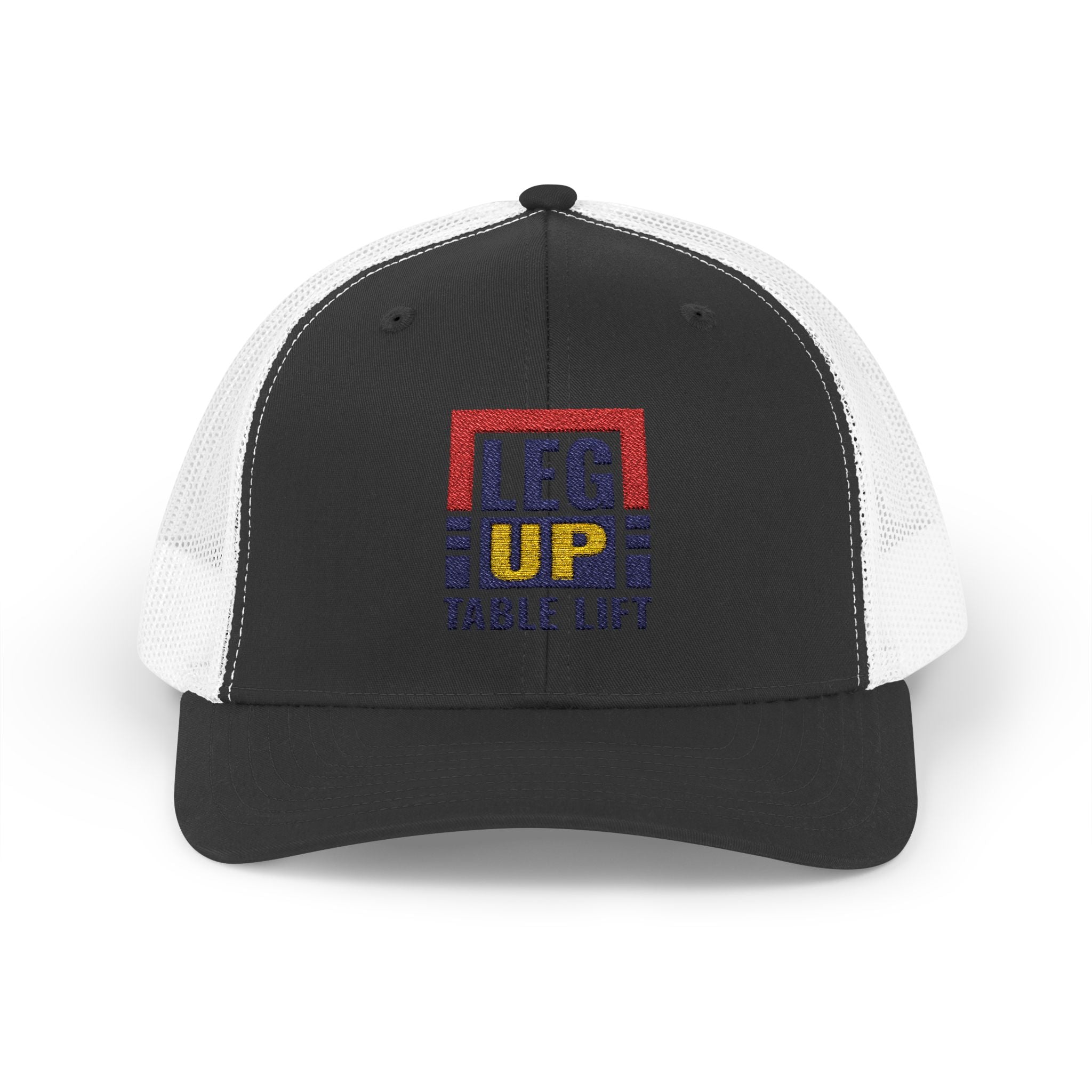 Leg Up Family First Embroidered Trucker Cap