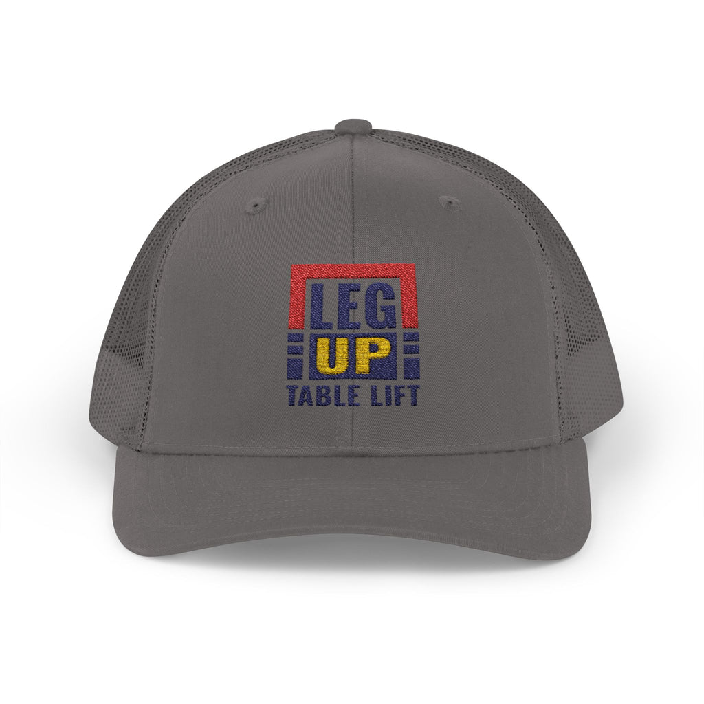 Leg Up Family First Embroidered Trucker Cap