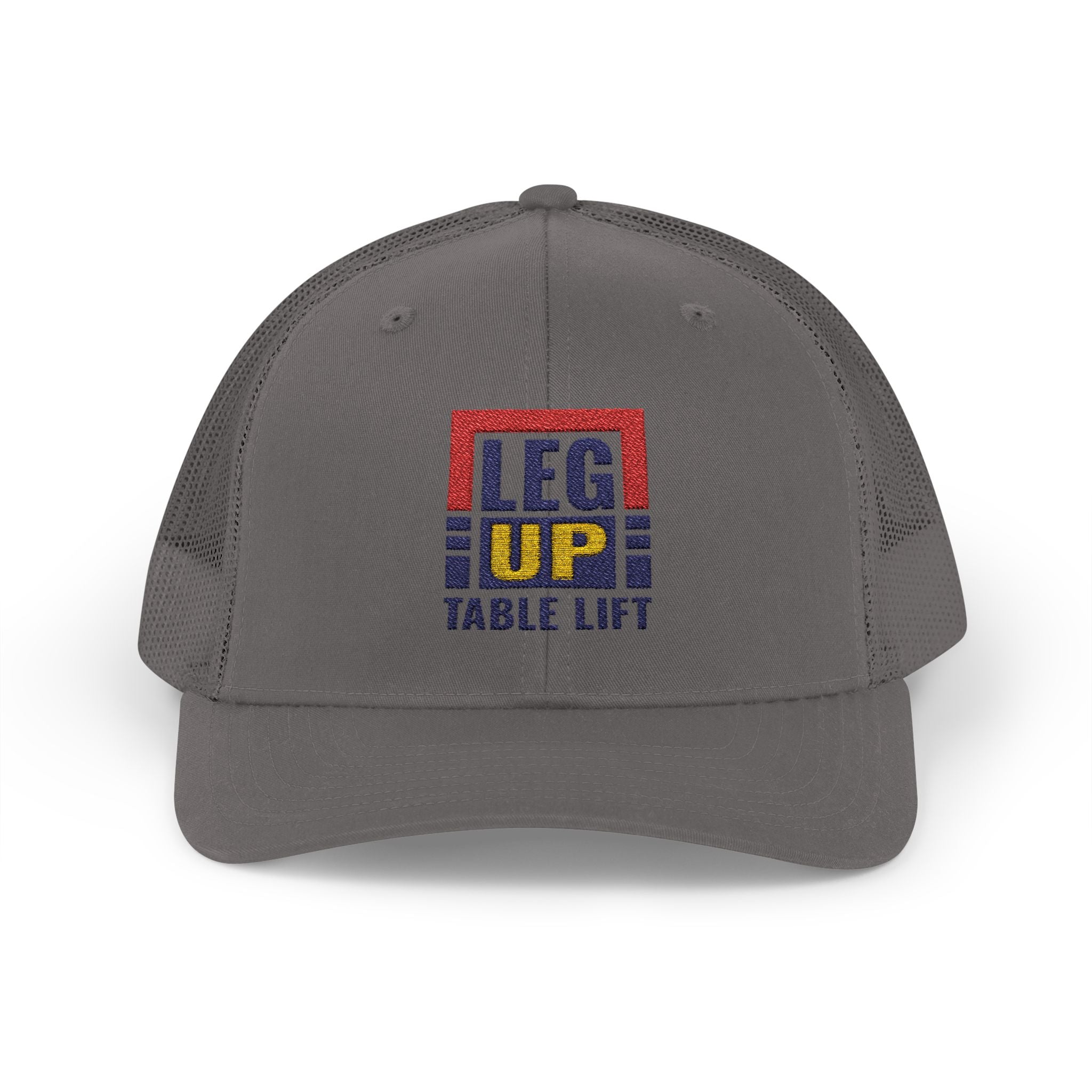 Leg Up Family First Embroidered Trucker Cap