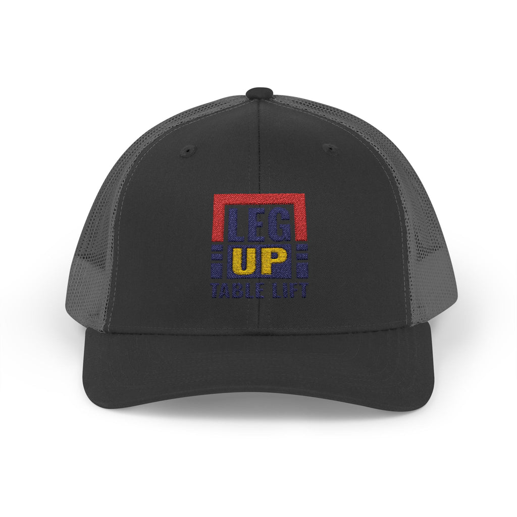 Leg Up Family First Embroidered Trucker Cap
