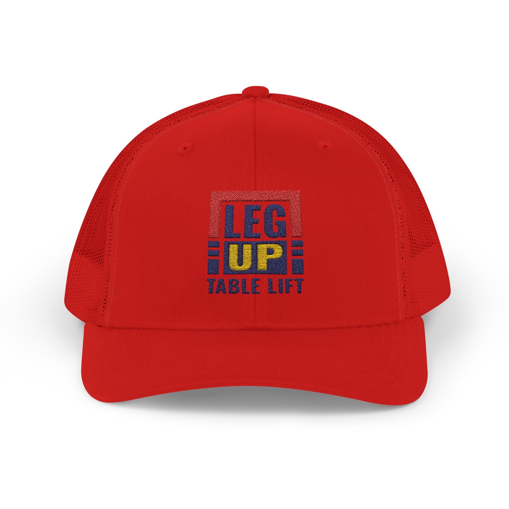Leg Up Family First Embroidered Trucker Cap